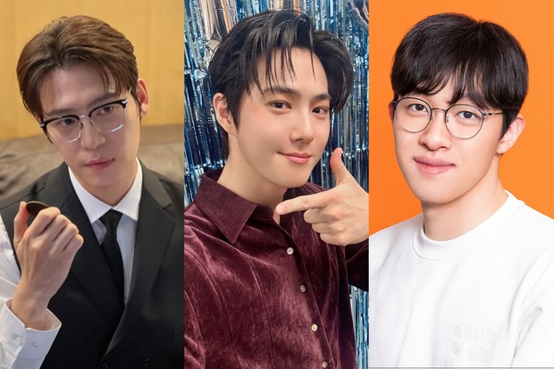 Potret John Park, Suho, dan Kim Gyu Min