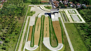 Potret Sirkuit BMX Muncar Banyuwangi, Terpanjang Sejagat