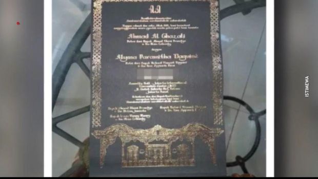 Undangan Pernikahan Al Ghazali dan Alyssa Daguise
