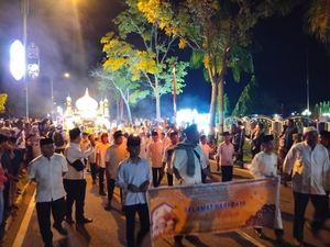 Dari Pekanbaru hingga Inhu, Begini Potret Pawai Obor di Riau Dari Pekanbaru hingga Inhu, Begini Potret Pawai Obor di Riau