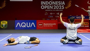 Duel Sengit Lawan Malaysia, Sabar/Reza ke Semifinal Indonesia Open 2025