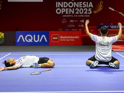 Duel Sengit Lawan Malaysia, Sabar/Reza ke Semifinal Indonesia Open 2025