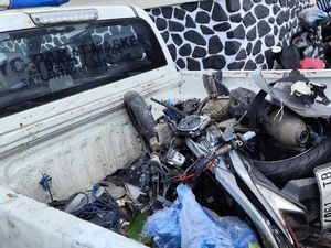 Tabrakan Motor Vs Mobil di Cijeungjing Ciamis, Satu Orang Tewas