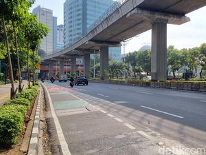 Lengangnya Lalin Jakarta Saat Idul Adha