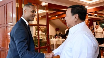 Kluivert Merasa Terhormat Diundang Prabowo Makan Siang: Kami Terima Kasih