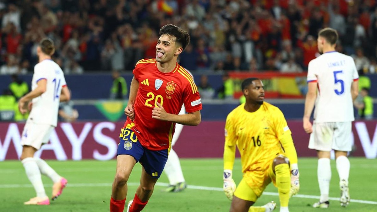Spanyol ke final UEFA Nations League usai kalahkan Prancis 5-4! (REUTERS/Kai Pfaffenbach)