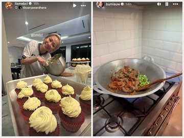 Spesial! BCL Bikin Udang Sambal Pete dan Chocolate Cake Buat Idul Adha