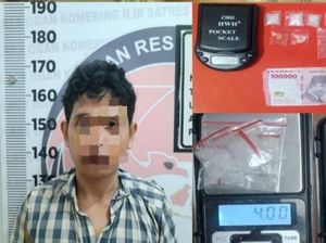 Pengedar Narkoba Diringkus Saat Polisi Gerebek Pondok di OKI