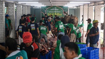 Istiqlal Tak Bagi Daging Kurban Perorangan, Distribusi Via Lembaga Terdata