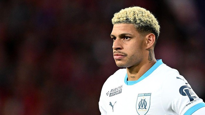 LILLE - Luis Henrique Tomaz de Lima of Olympique de Marseille during the French Ligue 1 match between Lille OSC and Olympique Lyonnais at the Pierre-Mauroy Stadium on May 4, 2025 in Lille, France. ANP | Hollandse Hoogte | Gerrit van Keulen (Photo by ANP via Getty Images)