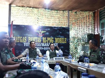 Momen Menhan dan Menkeu Tinjau Garis Depan Papua