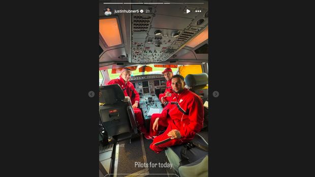 Justin Hubner, Stefano Lilipaly, Calvin Verdonk. Tangkapan Layar Instagram Justin Hubner