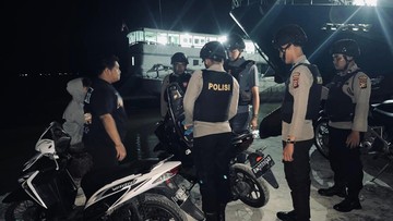 Potret Tim Raga Patroli Malam di Meranti Pastikan Keamanan Warga