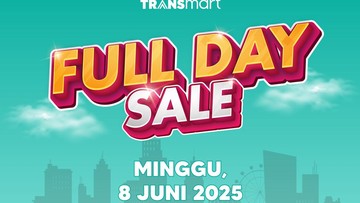 Berangkat! Langsung ke Transmart Full Day Sale, Diskon Melimpah 50% + 20%