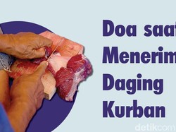 Doa saat Menerima Daging Kurban