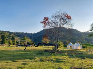 Rangkaian HUT Bhayangkara Ke-79 di Riau Digelar di Alam Terbuka Pulau Tongah