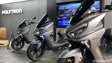 Makin Sangar dan Elegan! Begini Tampang Motor Listrik Polytron Fox R Terbaru
