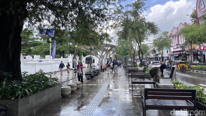 Suasana wilayah Malioboro hari ini, Minggu (8/6/2025). Suasana wilayah Malioboro hari ini, Minggu (8/6/2025).