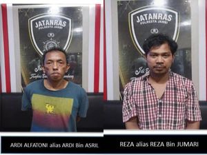 Komplotan Pencuri Komponen Tower Telekomunikasi di Jambi Diringkus Komplotan Pencuri Komponen Tower Telekomunikasi di Jambi Diringkus