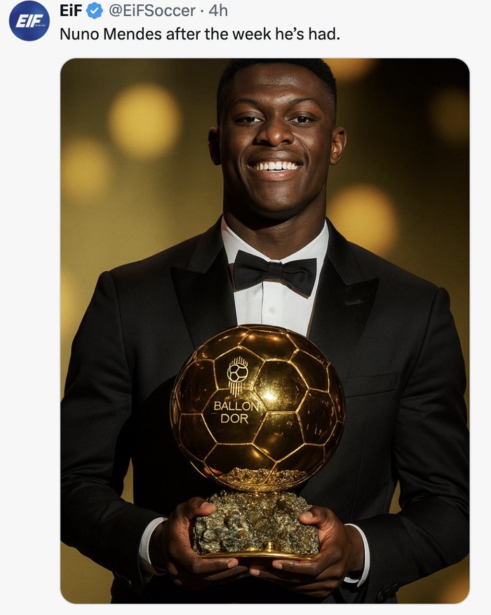 Meme Lamine Yamal diredam Nuno Mendes.
