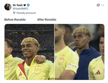 Meme Cristiano Ronaldo Bikin Lamine Yamal Kicep