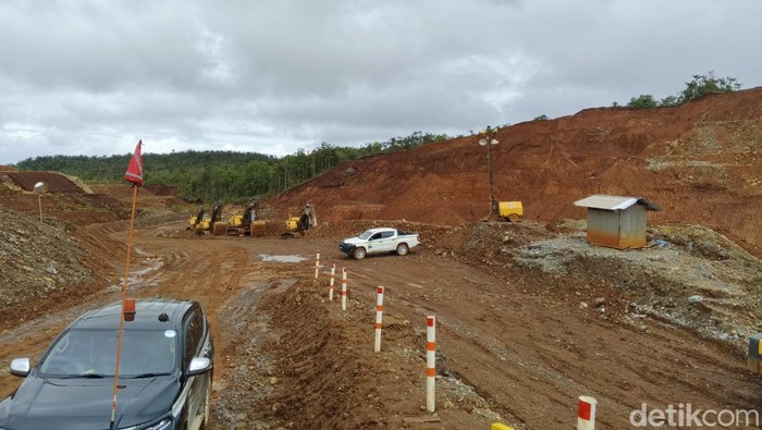 Situasi kawasan pertambangan PT Gag Nikel di Raja Ampat.