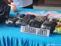 4 kg Sabu dan 3.000 Butir Ekstasi Diamankan Polisi, 3 Pelaku Ditangkap
