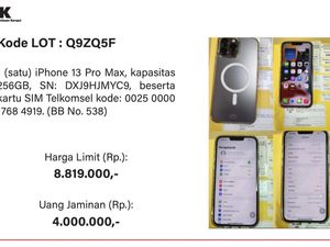 KPK Lelang Handphone Koruptor, iPhone 13 Pro Max Mulai Rp 8,8 Juta
