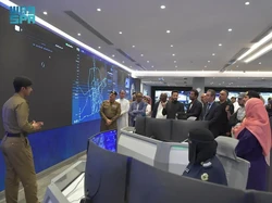 Melihat Canggihnya Pusat Kontrol Tempat-tempat Suci Haji