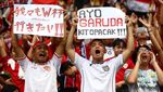Deru Suporter Indonesia di Stadion Suita Jepang