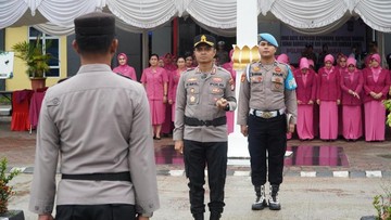 Kapolres Rohul Pimpin Sertijab 5 Kapolsek: Jaga Marwah Polri