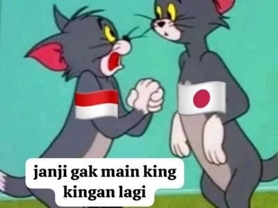 Indonesia Vs Jepang, Meme King Indo Dipiting King of Asia