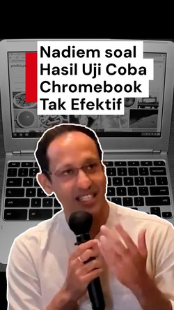 Video: Jawaban Nadiem Ditanya Kenapa Pilih Chromebook Dibanding OS Lain