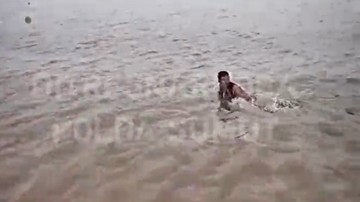 Detik-detik Kurir Sabu 'Durian' Nyebur ke Sungai Asahan Saat Disergap