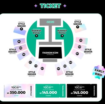 Ticket category & seating layout