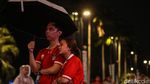 Wajah Tegang-Lesu Suporter Indonesia Melihat Timnas Dibantai Jepang