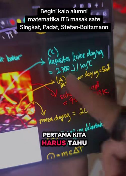 Kocak! Netizen Ini Punya Rumus Bakar Sate Agar Lebih Enak