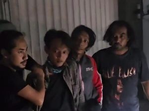 Tampang Pengeroyok Pria Tewas Diceburkan ke Banjir Kanal Barat Semarang
