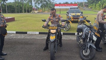 Kapolres Kuansing Jajal Motor Tim Raga Pastikan Kondisi Kendaraan Prima