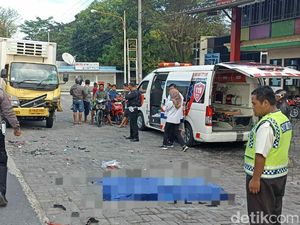 Polisi di Ngawi Tewas Tertabrak Truk Jelang Lepas Dinas Polisi di Ngawi Tewas Tertabrak Truk Jelang Lepas Dinas