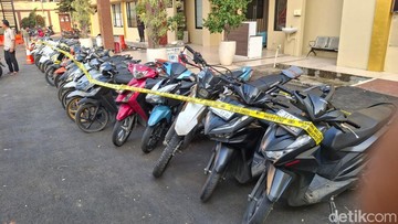 Polresta Bogor Amankan 53 Motor Hasil Curian Sindikat Curanmor