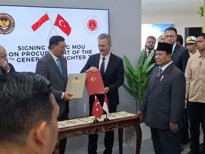 Prabowo Jadi Saksi Kerja sama Jet Tempur RI-Turki Prabowo Jadi Saksi Kerja sama Jet Tempur RI-Turki