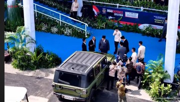 Prabowo Luncurkan Mobil Taktis Listrik Buatan Pindad, Namanya 'Pandu'