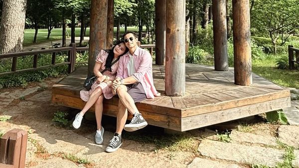 8 Foto Prilly Latuconsina di Nami Island, Bergaya Couple Bareng Pacar