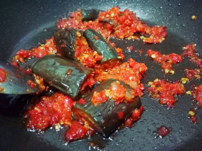resep terong balado yang pedas manis