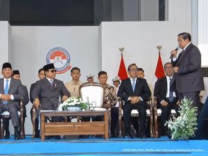 Momen SBY Diminta Pidato Mendadak oleh Prabowo Momen SBY Diminta Pidato Mendadak oleh Prabowo