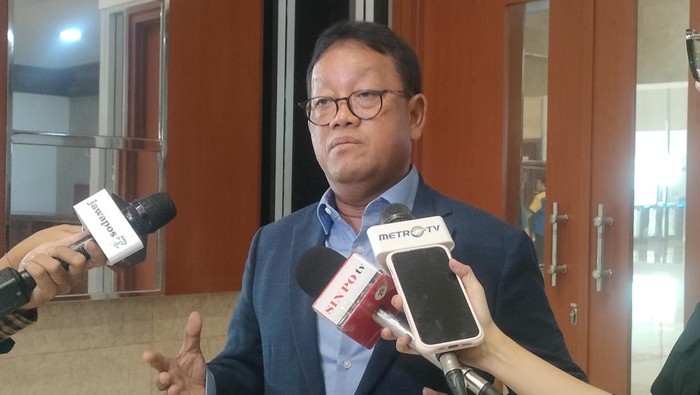 Wakil Ketua Komisi XII DPR, Sugeng Suparwoto, di kompleks parlemen, Senayan, Jakarta Pusat, Rabu (11/6/2025).