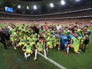 Tekuk Arab Saudi 2-1, Australia Lolos ke Piala Dunia 2026 Tekuk Arab Saudi 2-1, Australia Lolos ke Piala Dunia 2026
