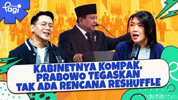 Kabinetnya Kompak, Prabowo Tegaskan Tak Ada Rencana Reshuffle