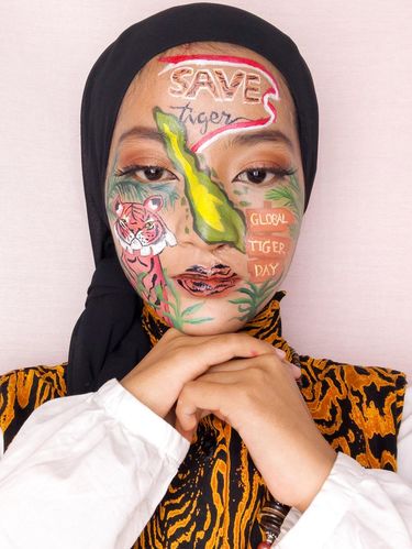 Face painting karya Vania